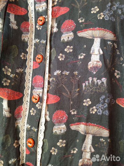 Платье 100% лен