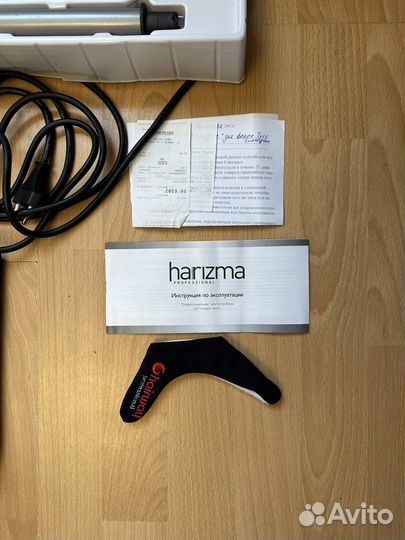 Плойка для волос с тремя насадками Harizma новая