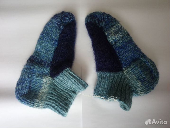 Носки вязаные шерстяные