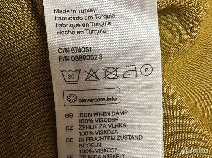 Платье сарафан H&M 42 S турция вискоза