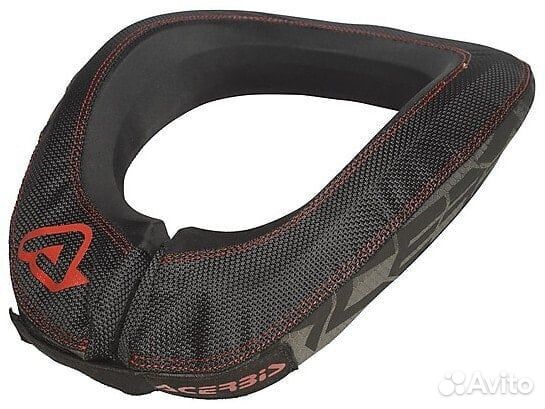 Cross Enduro Motorcycle Collar Acerbis X-Round Child Black Red