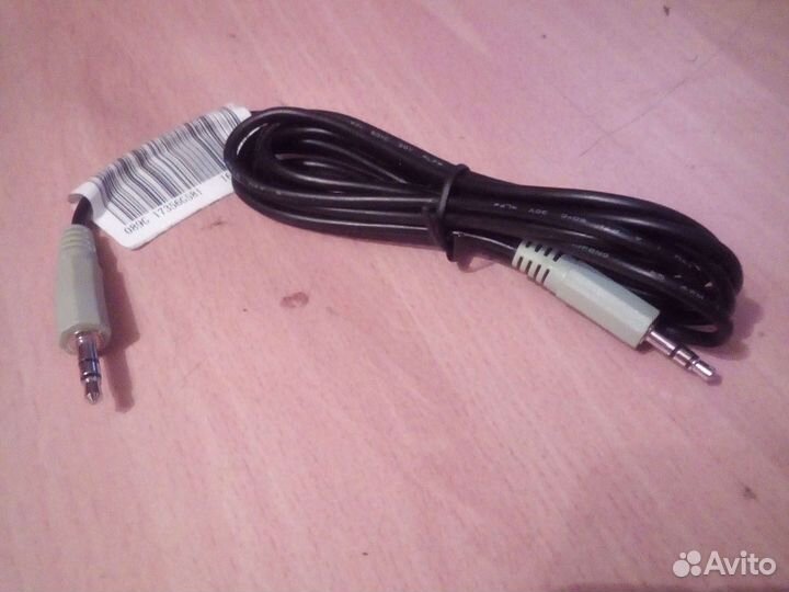 Кабель RCA hifi синий 75 Ом и AUX Jack 3.5мм