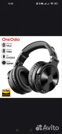 Беспроводные наушники Oneodio Y 80 B Pro