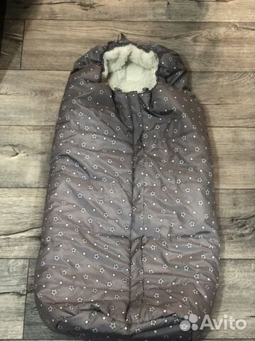 Конверт новый в коляску/на выписку из натур овчины