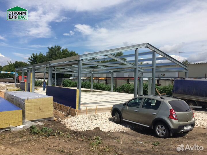 Быстровозводимые здания из сэндвич панелей