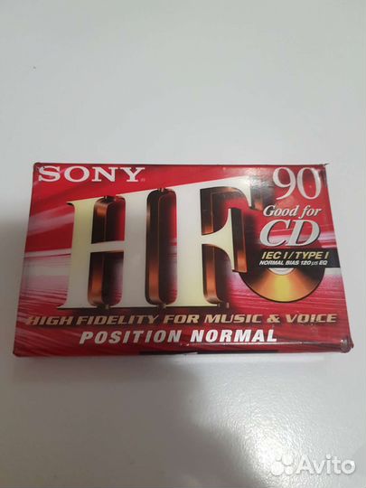 Аудиокассета sony cd 90