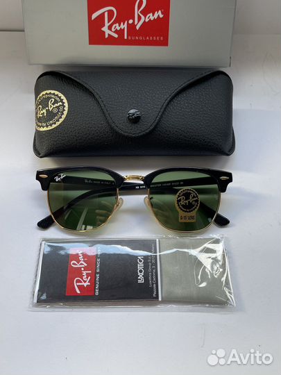 Солнцезащитные очки ray ban clubmaster