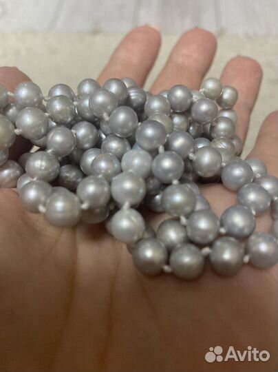 Бусы натуральный жемчуг