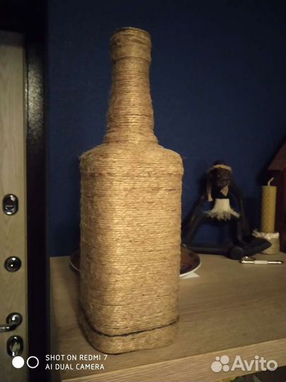 Бутылки для интерьера разные