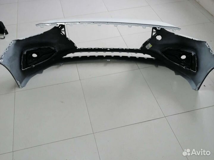 Бампер передний на Хендай Солярис 2