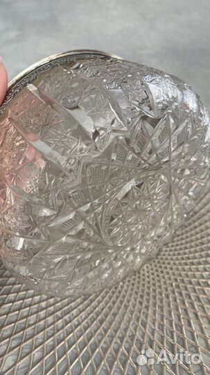 Хрусталь с серебром СССР