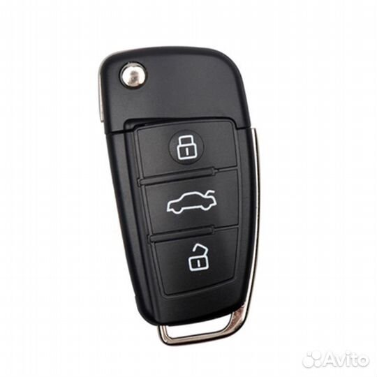 Чехол на ключ Audi / Ауди Carbon Grey 2009-2015