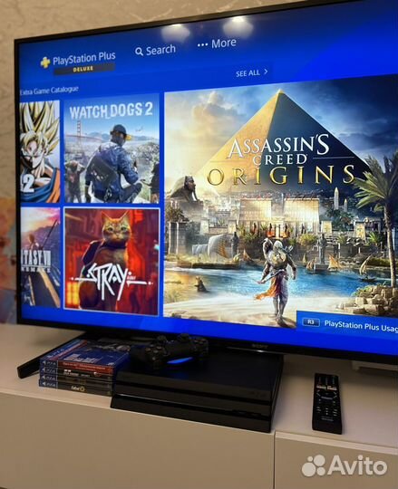 Sony PlayStation 4 PRO + (450 игр) PS Plus Deluxe