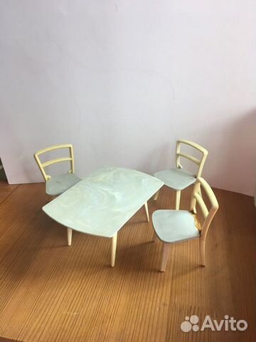 Мебель для кукол стол и стулья СССР