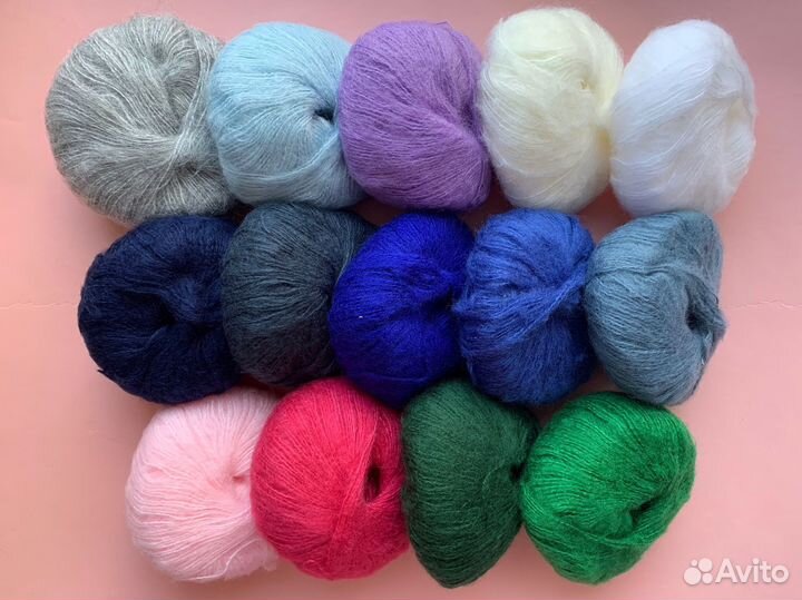 Пряжа для вязания мохер