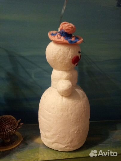 Ватный снеговик СССР 70-х г. Редкий