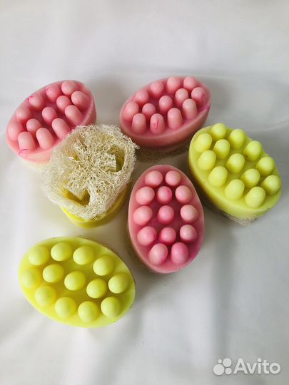 Массажное мыло с люфой