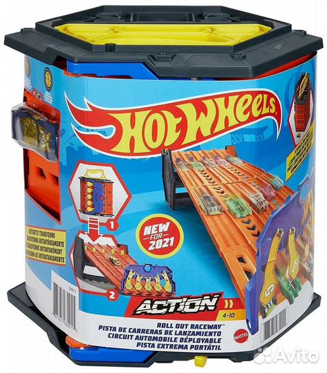 Набор игровой Hot Wheels Экшн Портативный автотрек