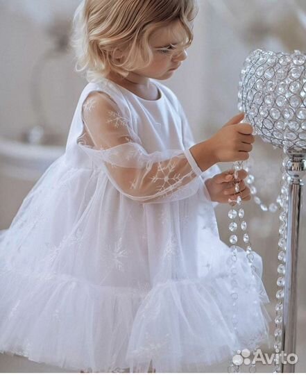 Платье Снежинка