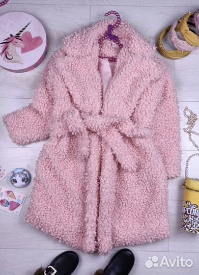 Шубка тедди для девочки