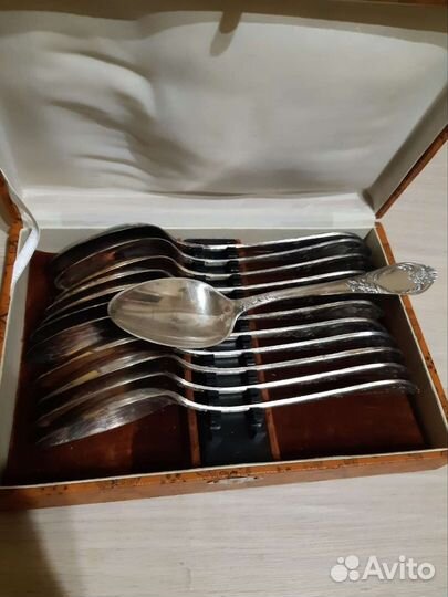 Столовые приборы серебро СССР