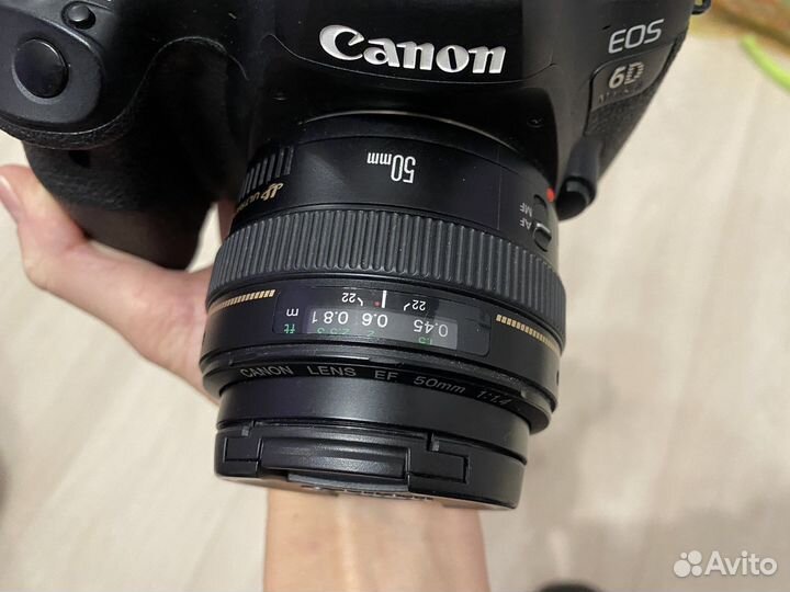 Фотоаппарат Canon 6d mark 2, Canon 50mm 1.4