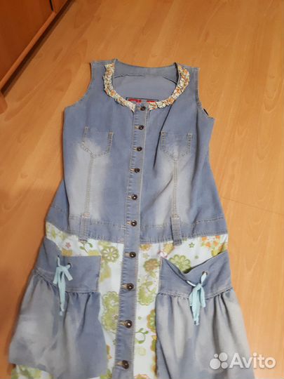 Джинсовое платье новое