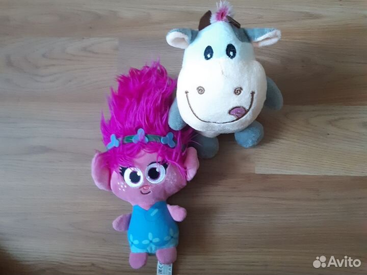 Мягкая игрушка Корова и Розочка