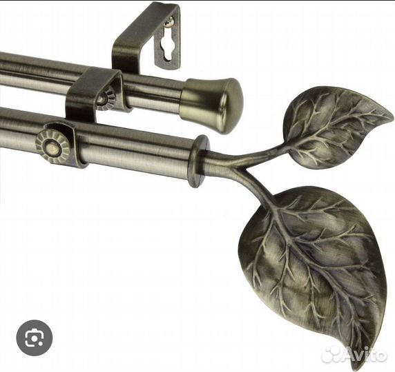 Кованые карнизы двойные