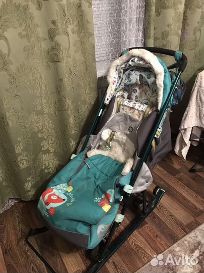 Коляска санки