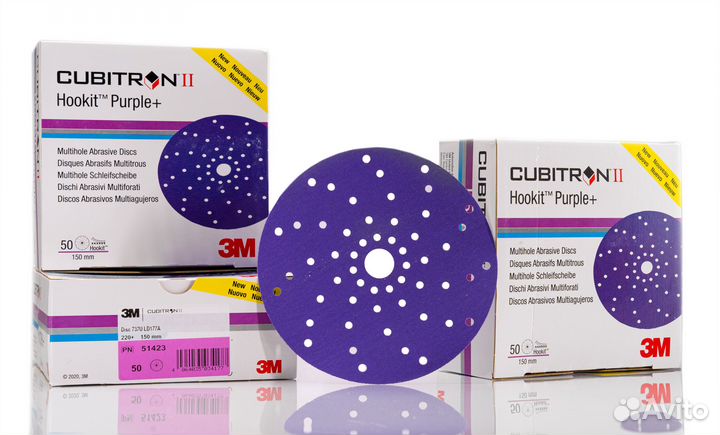 Круги 3M Cubitron Purple+ Hookit 737U 150 мм