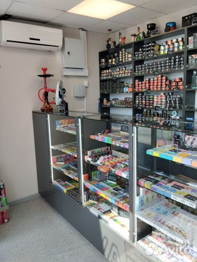 Витрины для табака электронок сигарет
