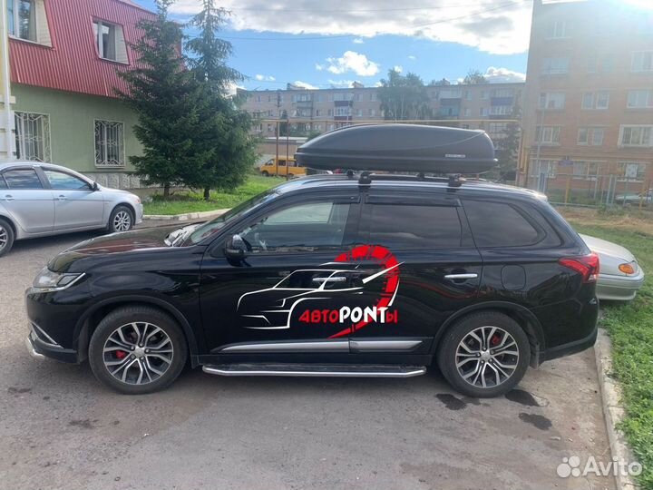 Бокс на крышу Bonus 425л на Митсубиси Аутлендер