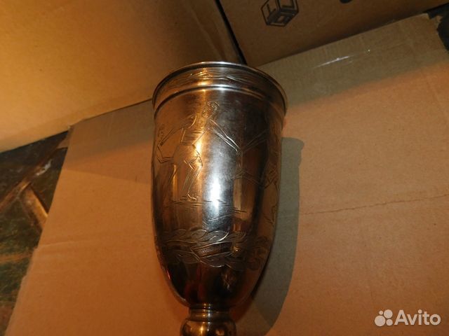 Антикварный спортивный кубок СССР эстафетный бег в