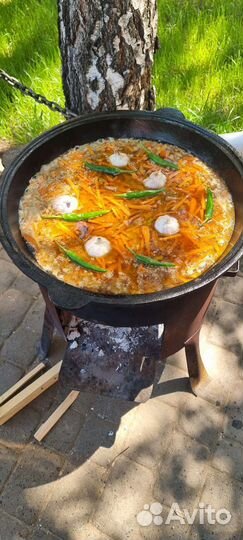 Казан аренда +печь+шумовка большой