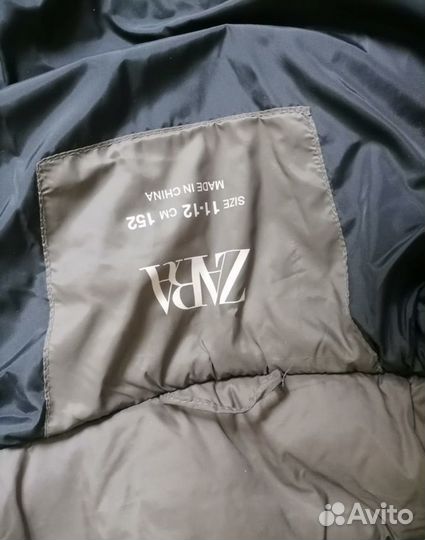 Пуховик zara 152