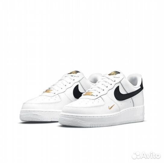 Nike Air Force 1 Low Essential White Black Gold