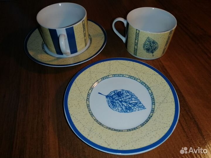 Чашка с блюдцем (2 шт.) новые