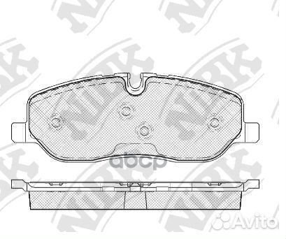 Колодки тормозные дисковые land rover discovery