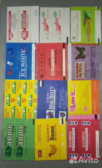 Обертки от жвачки из 90х (7)