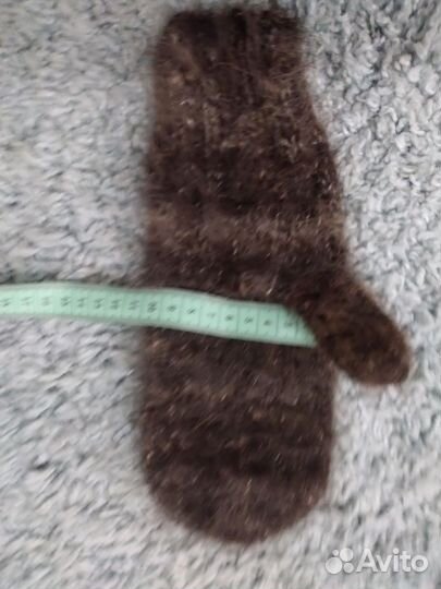 Варежки из собачьей шерсти
