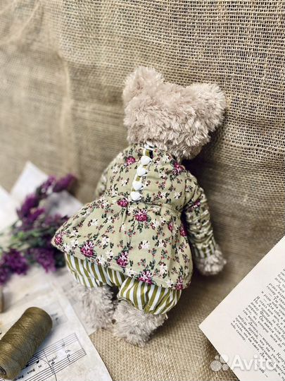 Мишка-тедди ручной работы