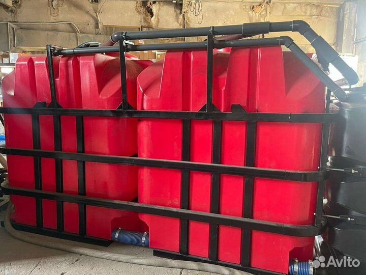 Емкость пластиковая растворный узел кас жку кассет