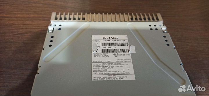 Магнитола для Митсубиси аутлендер 3, 2018 год