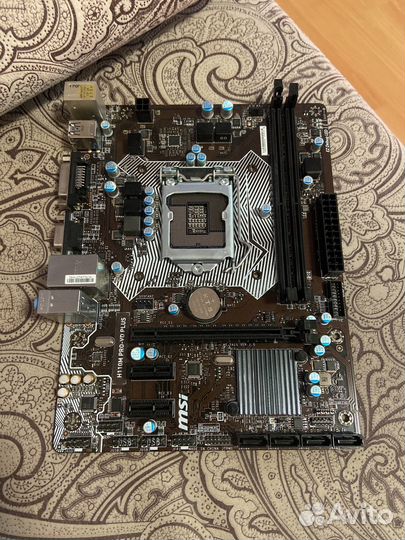 Материнская плата h110 не стартует