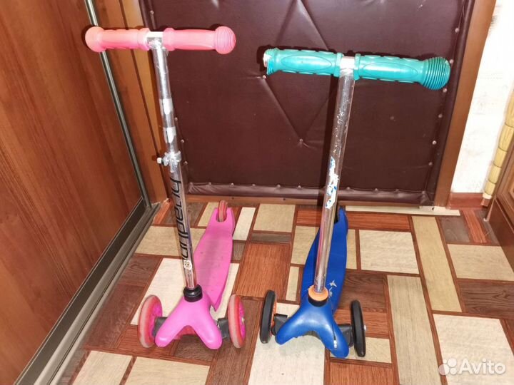 Самокат детский трехколесный бу