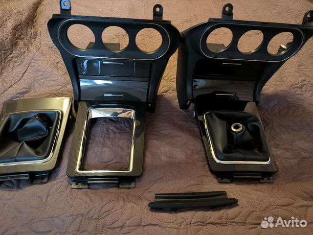 Консоль с ящиками и окантовка кпп lancer x