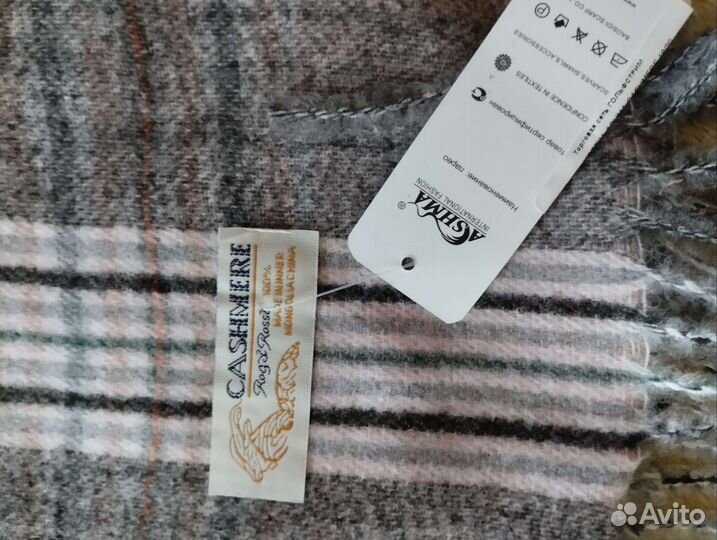 Шарф-платок женский кашемировый новый теплый
