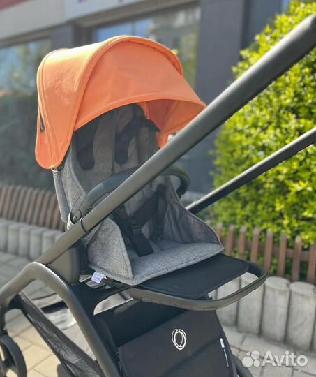 Bugaboo dragonfly прогулка с оранжевым капом