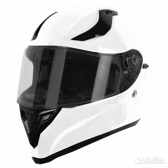 Origine Strada Solid Full Face Helmet Белый